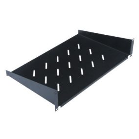 WP Festes Regal 1U 300 mm, Schwarz RAL 9005