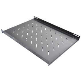   WP Festes Regal für RNA Serie Tiefe 600, Schwarz RAL 9005, (Tiefe 350 mm)
