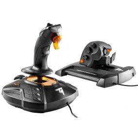   Thrustmaster T-16000M FCS Hotas USB Joystick és Gázkar Black