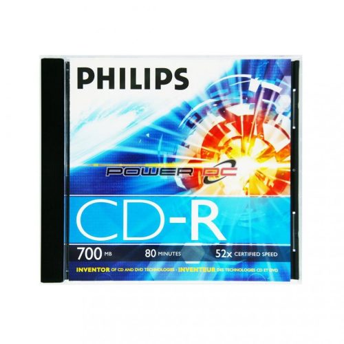 Philips CD-R 80 52x dicke Hülle 1 Stück/Box (1 Label)