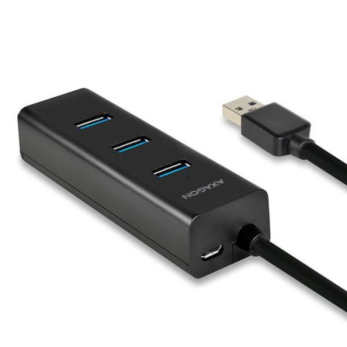 AXAGON HUE-S2BL USB3.0 Ladestation Schwarz