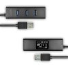 AXAGON HUE-S2BL USB3.0 Ladestation Schwarz