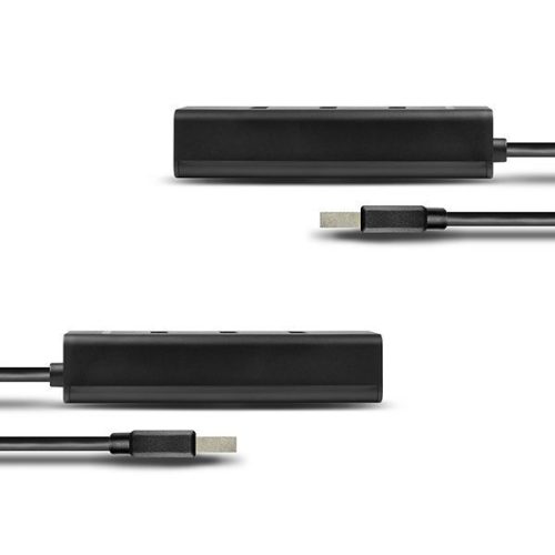 AXAGON HUE-S2BP USB3.0 Ladegerät Hub Schwarz