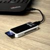 AXAGON CRE-X1 Externer 5-Fach Kartenleser Schwarz/Weiß