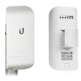   Ubiquiti LOCOM2 airMAX NanoStationM 2 GHz loco Station Access Point Weiß