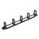 WP 1U Kunststoff-Kabelmanagement, Schwarz RAL 9005