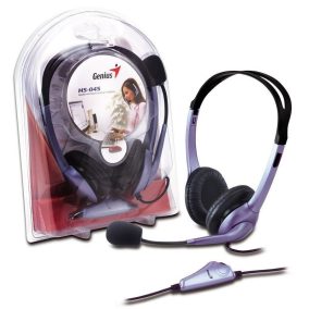 Genius HS-04S Headset Lila/Schwarz