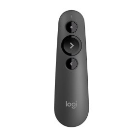   Logitech R500 Laser Präsentationsfernbedienung kabelloser Präsentator Roter Laser Schwarz