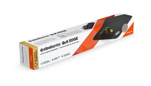 Steelseries Qck Edge (Medium) Stoff Gaming Mauspad Schwarz