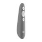   Logitech R500 Laser Presentation Remote Wireless Presenter Red Laser Grey