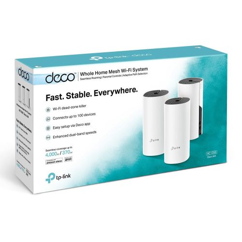 TP-Link Deco M4 AC1200 Ganzes Heim Mesh Wi-Fi System (3er Pack)