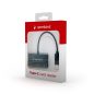   Gembird UHB-CR3-02 Kompakter USB-Typ-C-SDXC-Combo-Kartenleser Schwarz
