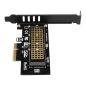 AXAGON PCEM2-N PCIE NVME M.2 x4 M-Key Slot Adapter