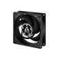 Arctic P8 PWM PST (Schwarz/Schwarz)