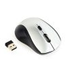 Gembird MUSW-4B-02-BS Kabellose optische Maus Schwarz/Silber