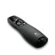 Logitech R400 Laser Präsentationsfernbedienung kabelloser Presenter Roter Laser Schwarz