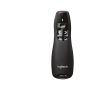 Logitech R400 Laser Präsentationsfernbedienung kabelloser Presenter Roter Laser Schwarz