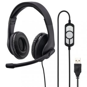 Hama USB-300 Headset Schwarz