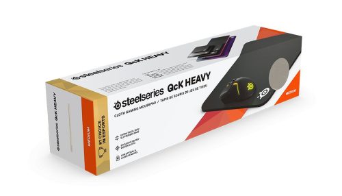 Steelseries Qck Heavy (Medium) 2020 Edition Stoff Gaming Mauspad Schwarz