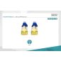 Digitus CAT6A S-FTP Patchkabel 0,25m Blau