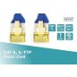 Digitus CAT6A S-FTP Patchkabel 0,25m Blau