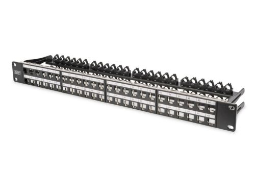 Digitus 48-Port Patch Panel 1U Schwarz