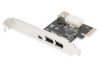 Digitus IEEE 1394a Schnittstellenkarte, PCIexpress, 3 Anschlüsse