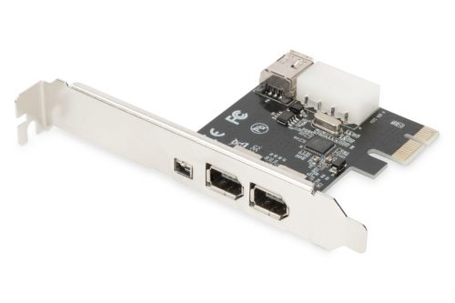 Digitus IEEE 1394a Schnittstellenkarte, PCIexpress, 3 Anschlüsse