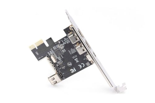 Digitus IEEE 1394a Schnittstellenkarte, PCIexpress, 3 Anschlüsse