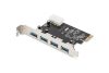 Digitus USB 3.0, 4 Port, PCI Express Add-On-Karte