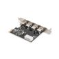 Digitus USB 3.0, 4 Port, PCI Express Add-On-Karte