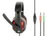 Gembird GHS-03 Gaming-Headset Matt Schwarz/Rot