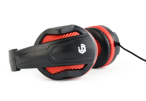 Gembird GHS-03 Gaming-Headset Matt Schwarz/Rot