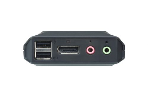 ATEN CS22DP 2-Port USB DisplayPort Kabel KVM-Switch mit Fernbedienung