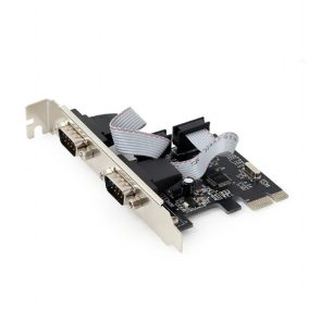   Gembird SPC-22 2 serielle Port PCI-Express Add-On-Karte, mit zusätzlicher Low-Profile-Blende