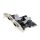 Gembird SPC-22 2 serielle Port PCI-Express Add-On-Karte, mit zusätzlicher Low-Profile-Blende