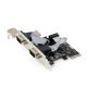 Gembird SPC-22 2 serielle Port PCI-Express Add-On-Karte, mit zusätzlicher Low-Profile-Blende