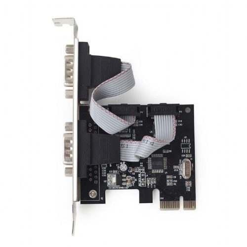 Gembird SPC-22 2 serielle Port PCI-Express Add-On-Karte, mit zusätzlicher Low-Profile-Blende