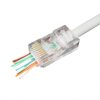 Gembird Universal Durchgangsmodularer UTP-Stecker RJ45/8P8C 10 Stück pro Beutel