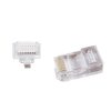 Gembird Universal Durchgangsmodularer UTP-Stecker RJ45/8P8C 10 Stück pro Beutel