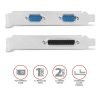 AXAGON PCEA-PSN PCIE 1x Parallel + 2x Seriell