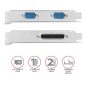 AXAGON PCEA-PSN PCIE 1x Parallel + 2x Seriell