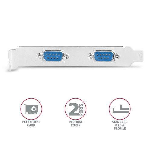 PCIE-Controller 2x Seriell