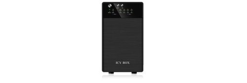 Raidsonic IcyBox IB-RD3620SU3 Externes Dual-RAID-System für 3,5" SATA I/II/III HDD mit USB 3.0 und eSATA