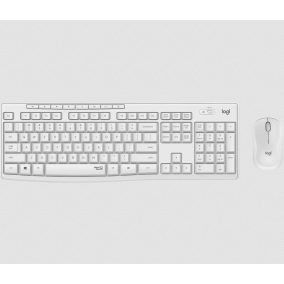 Logitech MK295 Silent kabellose Tastatur + Maus Weiß HU