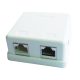 Gembird NCAC-HS-SMB2 Zwei Jack-Oberflächenmontagebox mit 2 CAT5e-Halbschirm-Keystone-Buchsen