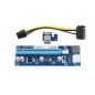   Gembird RC-PCIEX-03 PCI-Express Riser Add-On-Karte, PCI-Ex 6-Pin-Stromanschluss