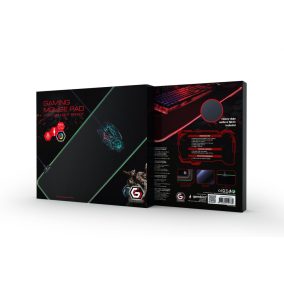   Gembird MP-GAMELED-L Gaming-Mauspad mit LED-Lichteffekt groß