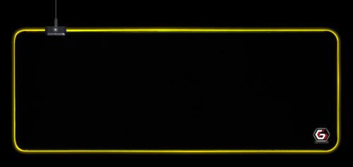 Gembird MP-GAMELED-L Gaming-Mauspad mit LED-Lichteffekt groß