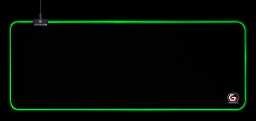 Gembird MP-GAMELED-L Gaming-Mauspad mit LED-Lichteffekt groß